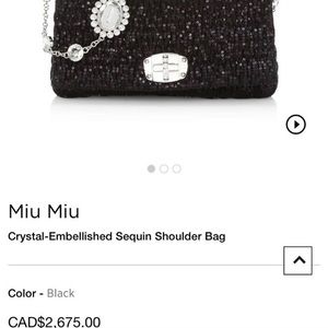 Miu Miu Medium Crystal bag